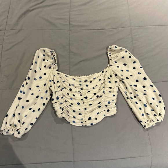 Wilfred- cropped blouse / shirt - Picture 2 of 3